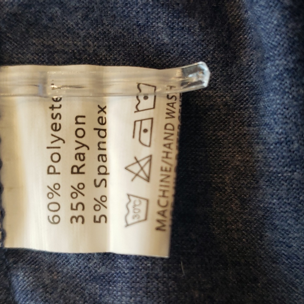 Purpley Grey Short Sleeve T-shirt with Statement - Picture 9 of 10